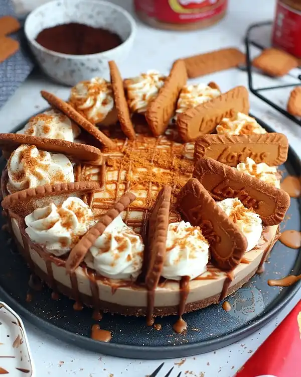 lotus biscoff cheesecake no bake