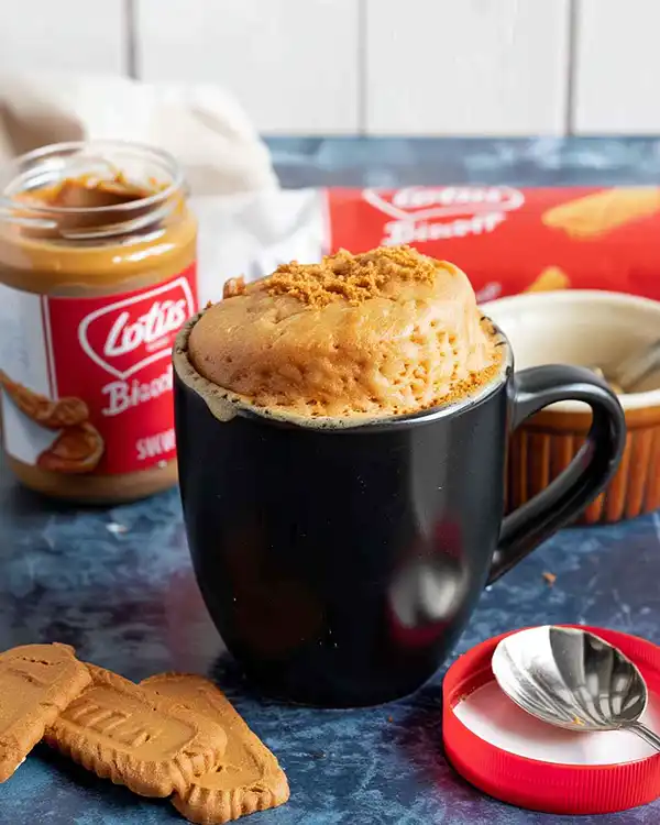 The Ultimate Lotus Biscoff Mug Cake Recipe 3 lotus biscoff mug cake