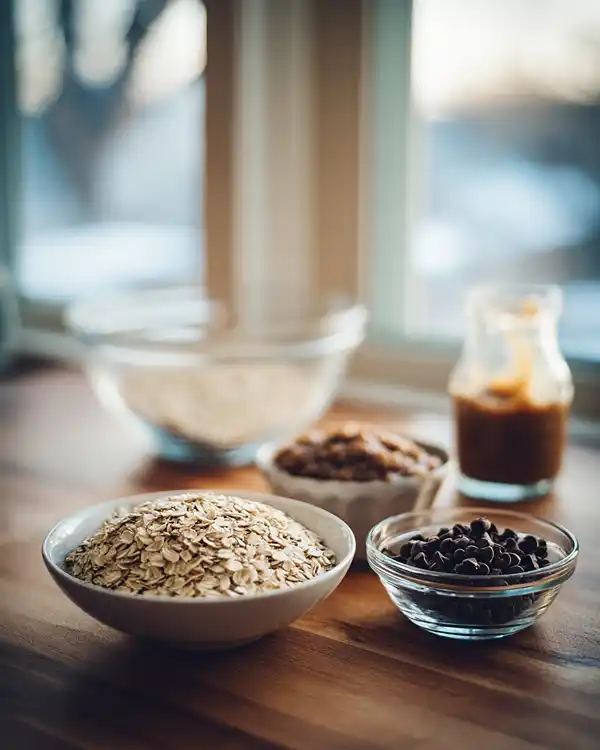 Healthy Oatmeal Cookies with Applesauce 3 oatmeal cookies with applesauce instead of butter