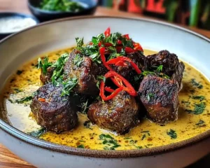 peppered oxtail with coconut milk recipe