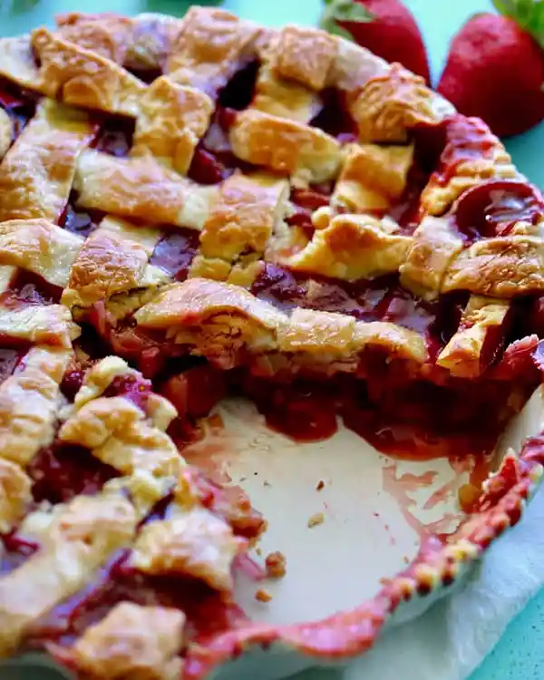strawberry rhubarb pie recipe