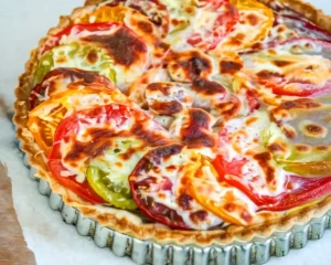 tomato and goat cheese tart