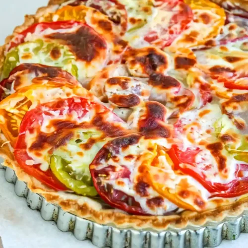 tomato and goat cheese tart