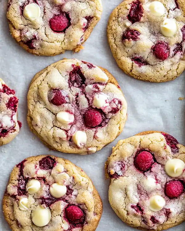 White Chocolate and Raspberry Cookies 3 white chocolate raspberry cookies recipe