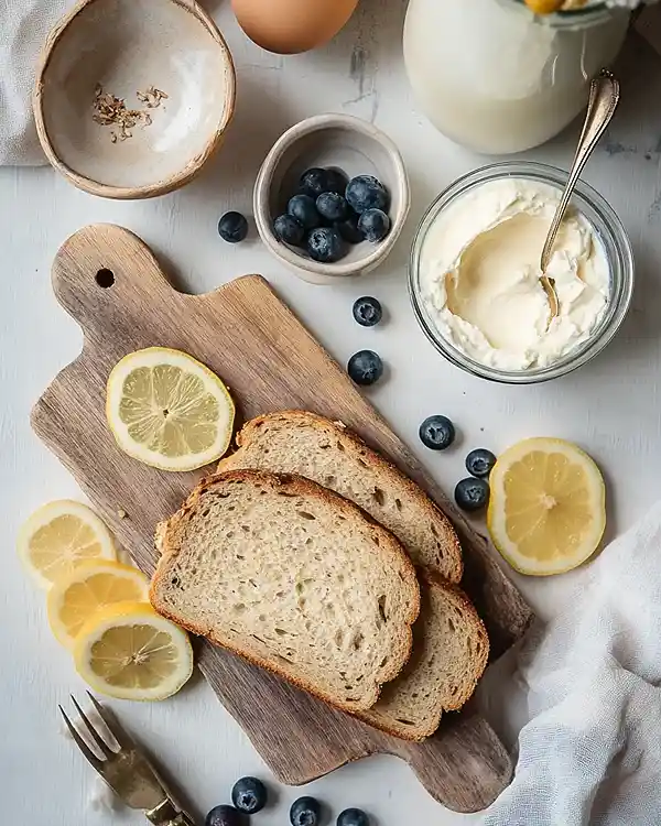 Blueberry Cheesecake French Toast ingredients