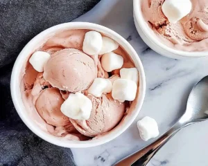 Chocolate Marshmallow Ice Cream