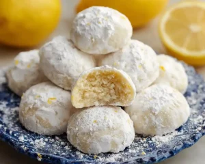 Lemon Snowball Cookies