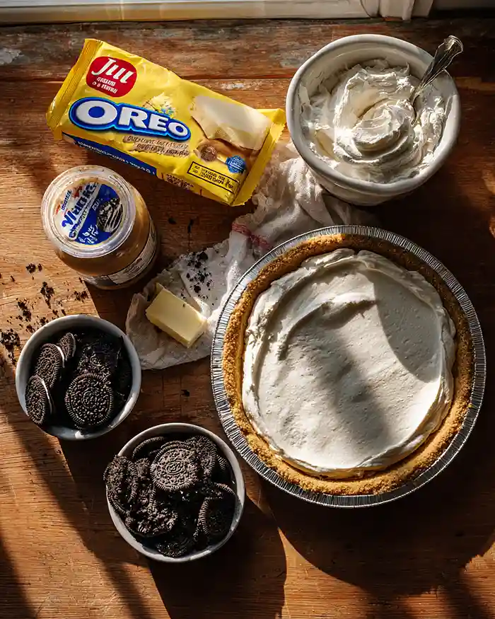 No-Bake Chocolate Peanut Butter Pie 4 No-Bake Chocolate Peanut Butter Pie Ingredients