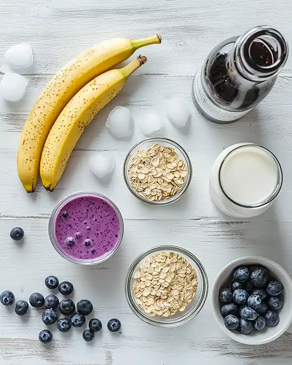 Blueberry Pie Smoothie Protein 4 blueberry pie shake ingredients