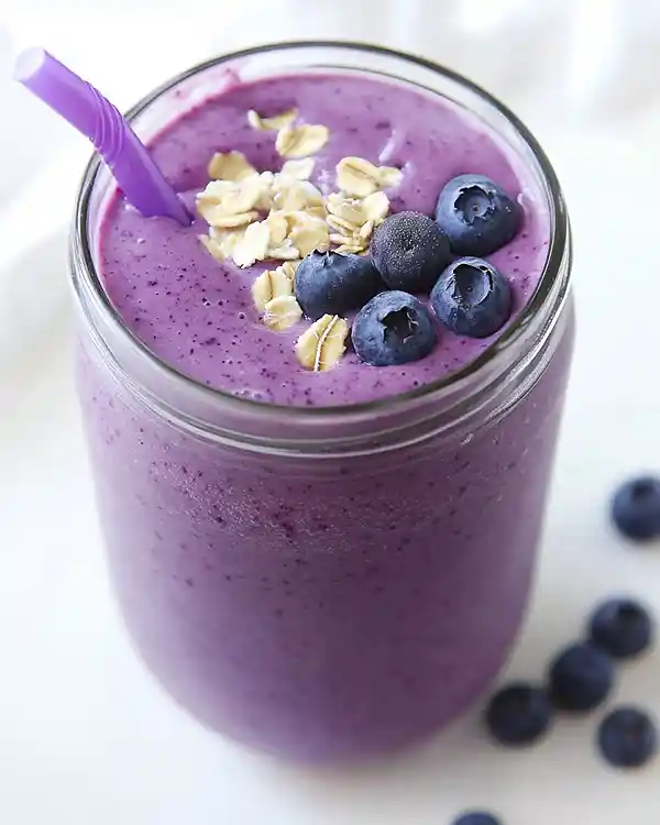 Blueberry Pie Smoothie Protein 2 blueberry protein smoothie recipe