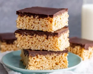 chocolate peanut butter rice krispie treats