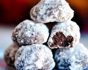 chocolate snowball cookies