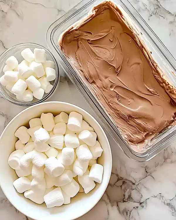 how to Chocolate Marshmallow Ice Cream
