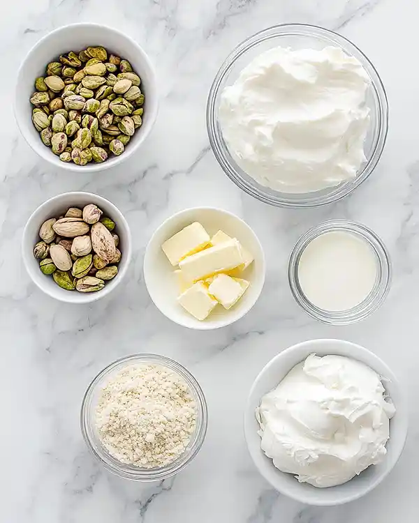 no bake pistachio torte