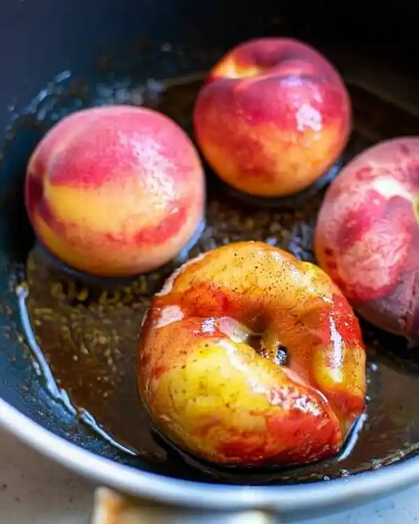 Honey-Roasted Donut Peaches 5 peach donut recipe