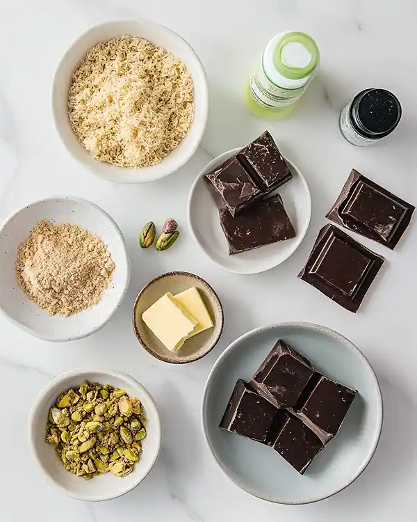 pistachio chocolate bar ingredients