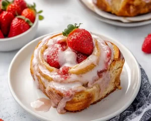 Strawberry Cinnamon Roll