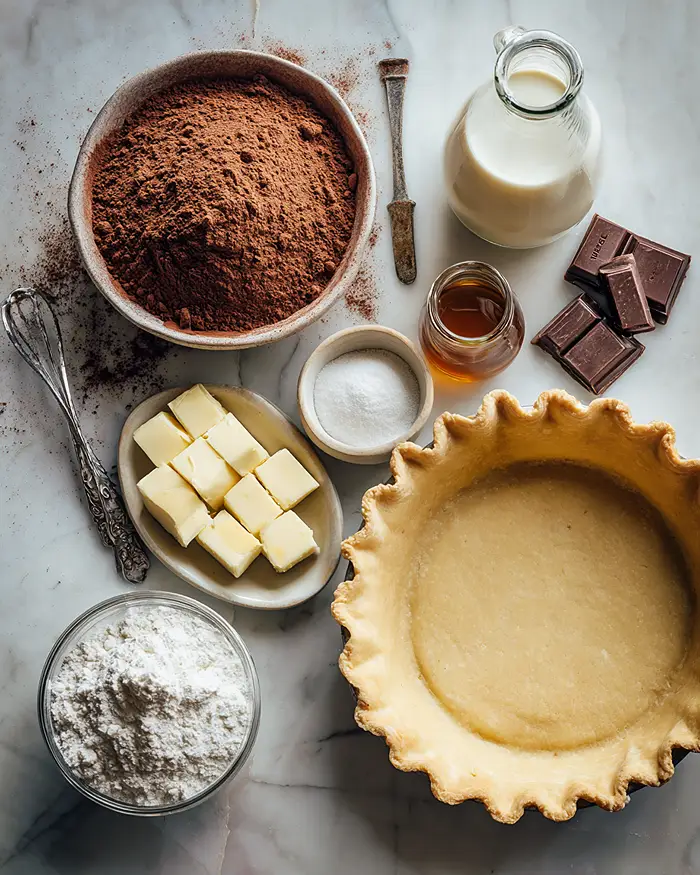 chocolate cream pie fudgy