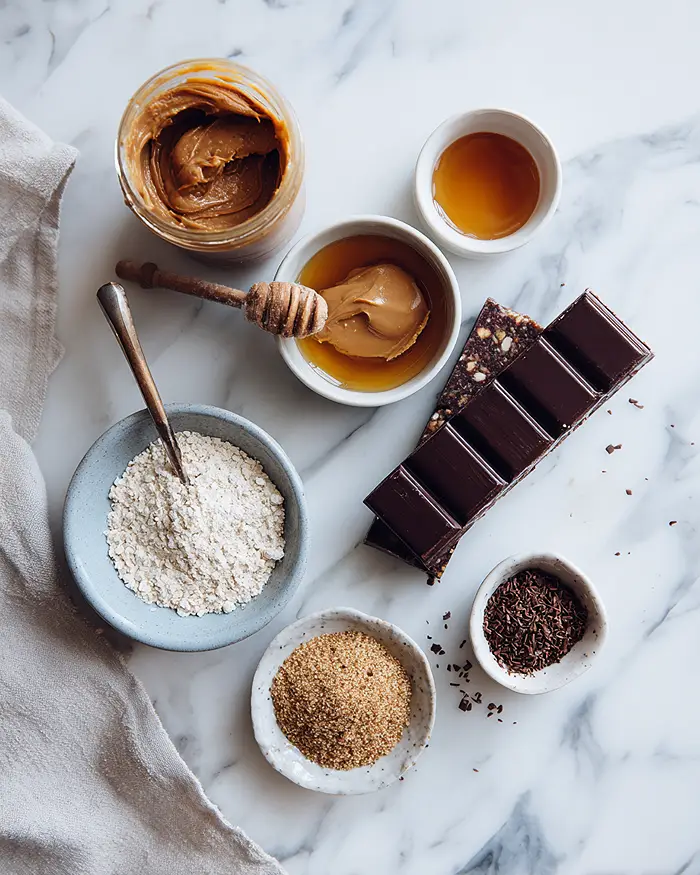chocolate peanut butter protein bars ingredients