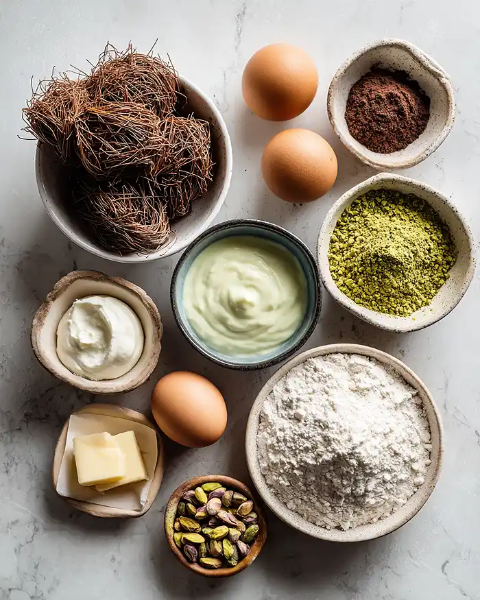 dubai chocolate cookies ingredients