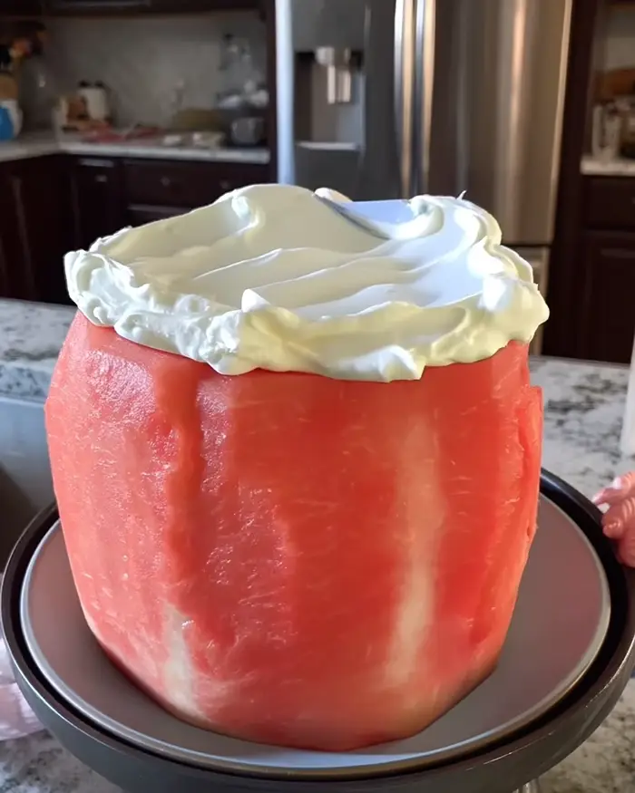 fresh watermelon cake