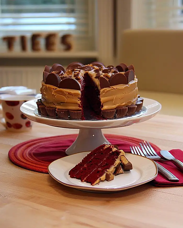 homemade red velvet reese’s