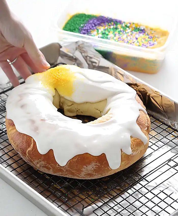 mardi gras cake