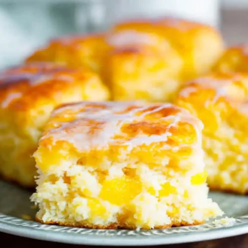 peach cobbler butter swim biscuits