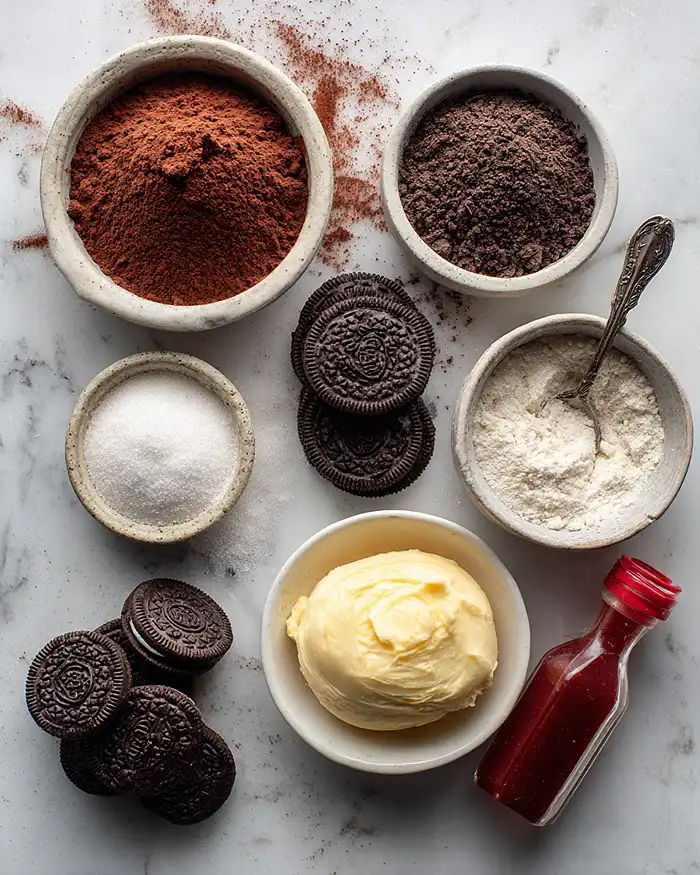 red velvet cake oreo cookies ingredients