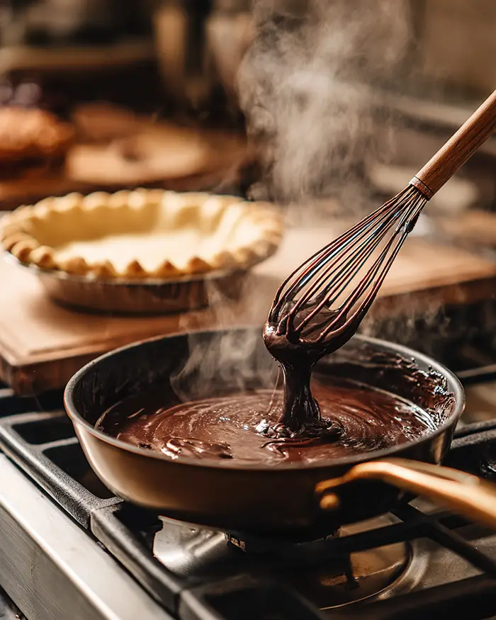 rich chocolate cream pie