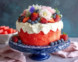 watermelon cake