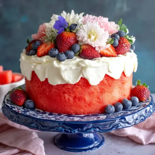 watermelon cake