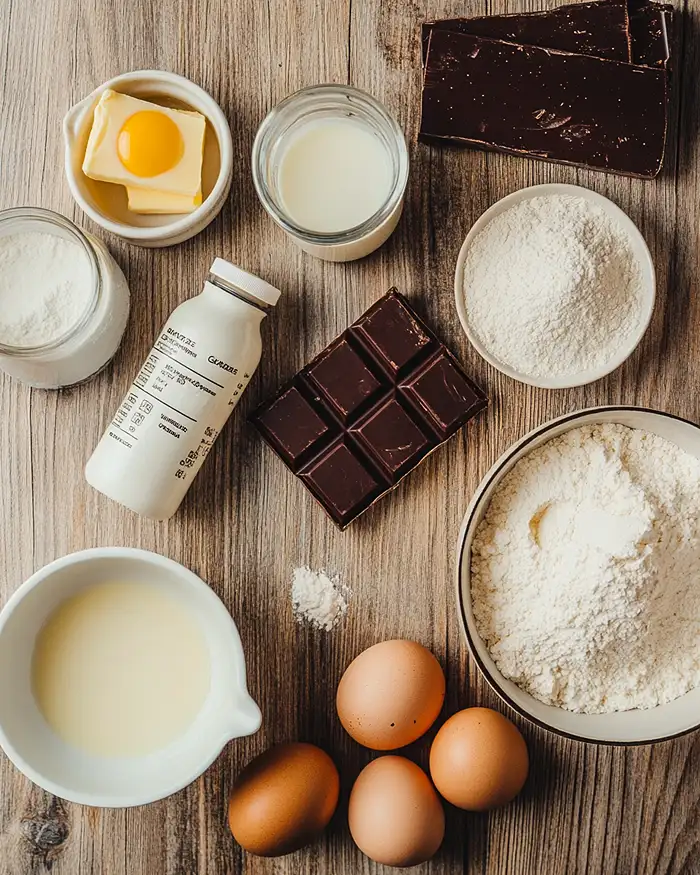 easy boston cream pie ingredients