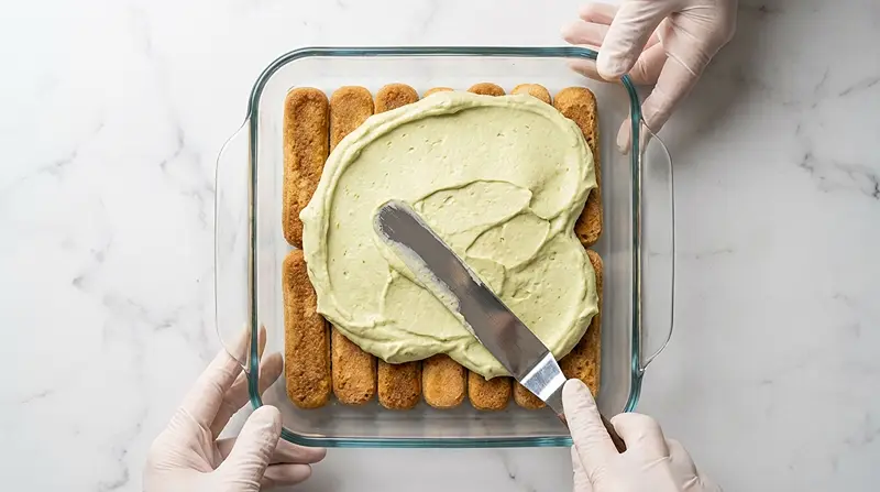 easy pistachio tiramisu