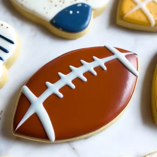 Game Day Football Cookies 8 football cookies