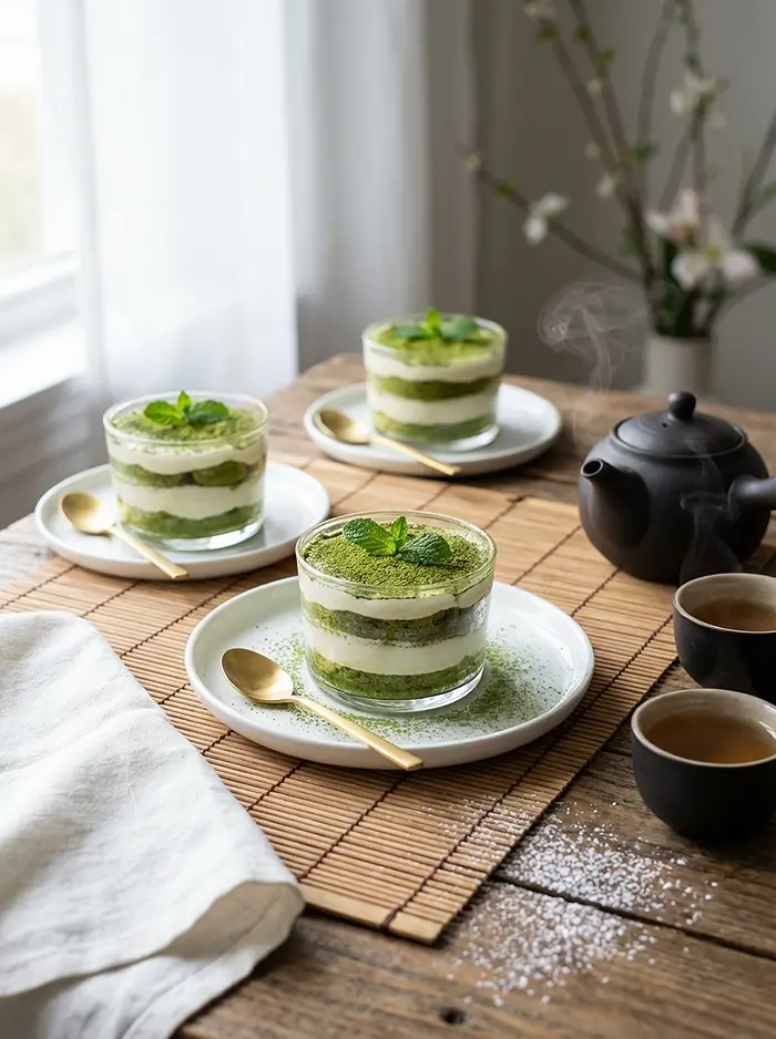 Matcha Tiramisu 5 green tea tiramisu