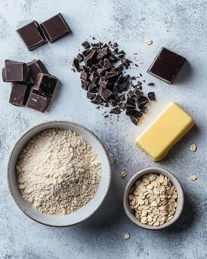 healthy oat flour chocolate chip cookies