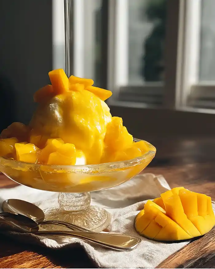 Mango Bingsu 5 mango bingsu final dish