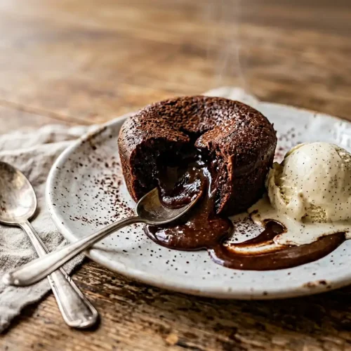 Air Fryer Lava Cake