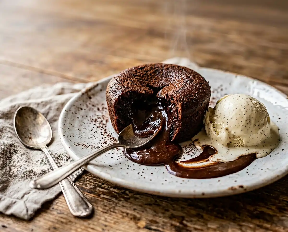 Air Fryer Lava Cake