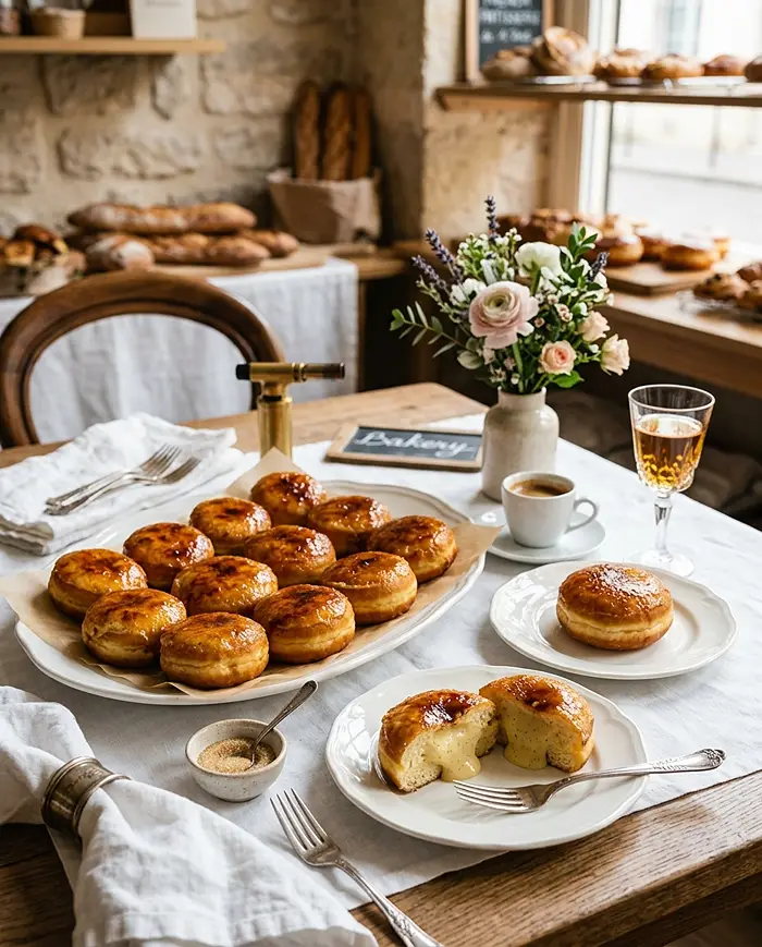 Creme Brulee Donuts 5 air fryer creme brulee donuts