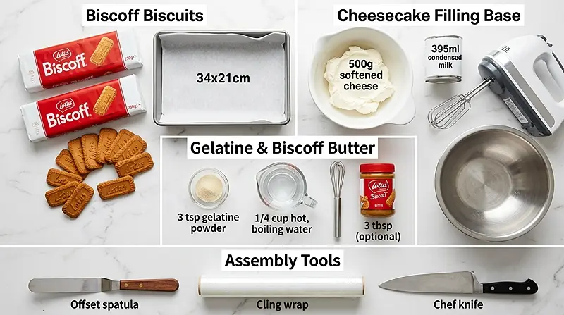 Biscoff Cheesecake Bars 2 biscoff cookie butter cheesecake bars