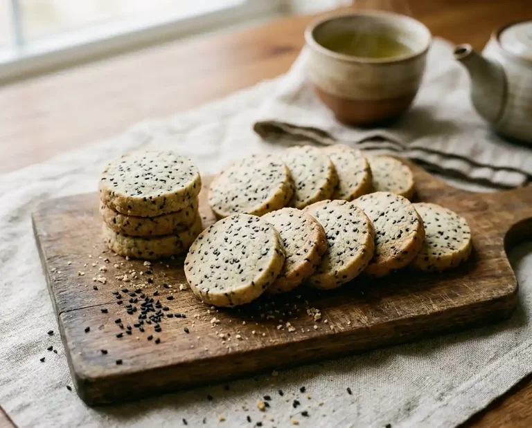 black sesame cookies