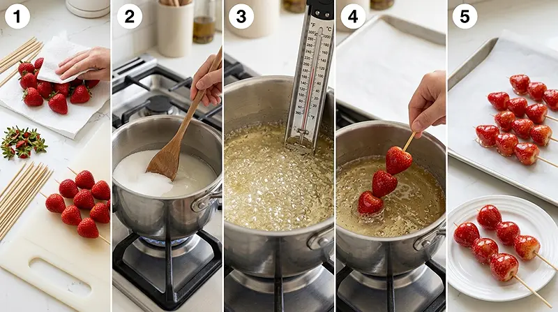 chinese strawberry tanghulu