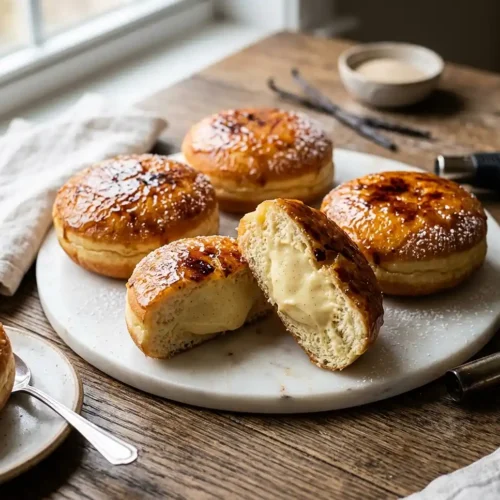 Creme Brulee Donuts 6 creme brulee donuts