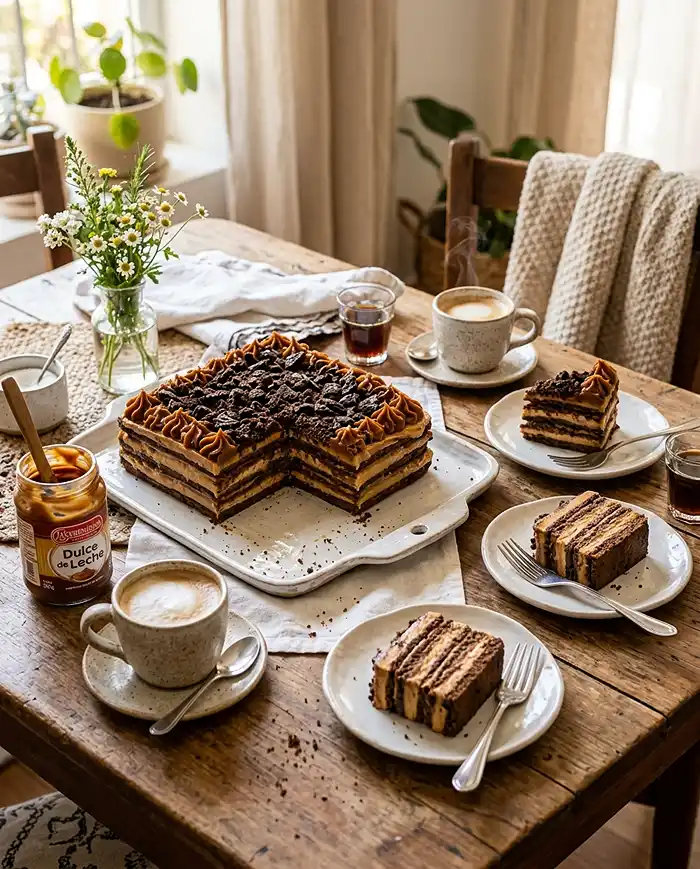 dulce de leche chocotorta