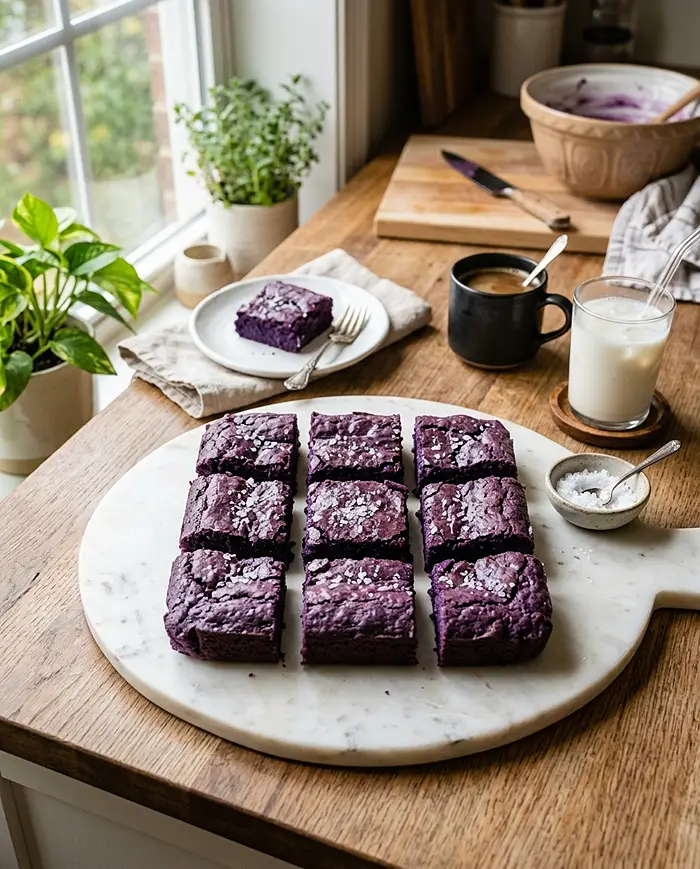 Ube Brownies 5 filipino ube brownies