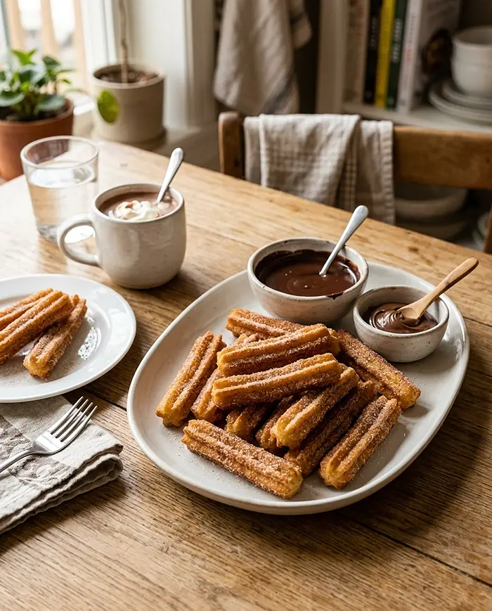 homemade air fryer churros