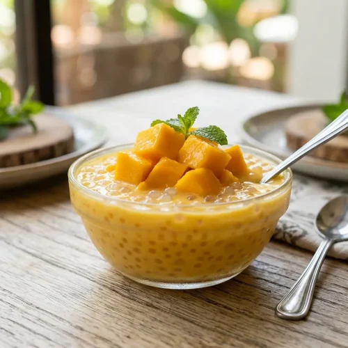 Mango Sago Dessert 6 mango sago dessert