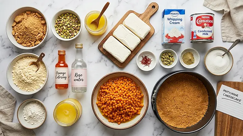 Motichoor Cheesecake 2 motichoor cheesecake recipe